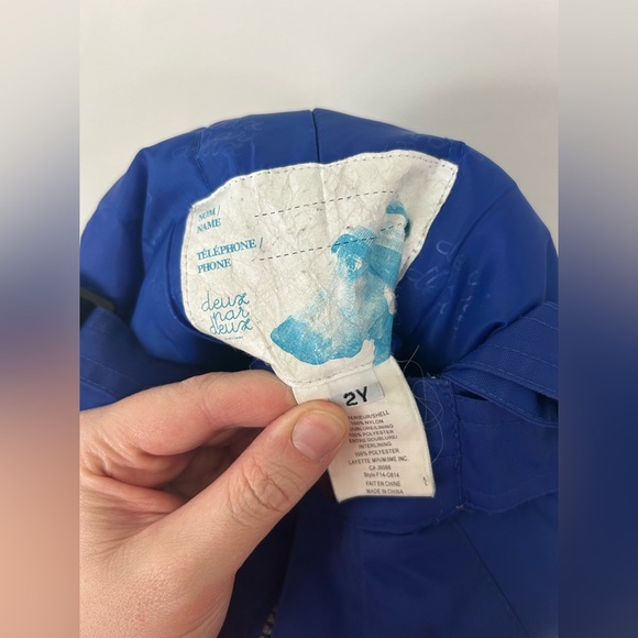 Deux Par Deux Blue Snowpants 2Y - Picture 8 of 11
